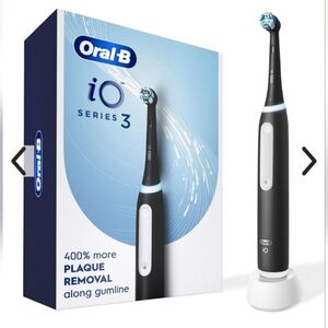 Oral-B iO Series 3 Rechargeable Electric Toothbrush (Matte Black) *NIB* *NWT*